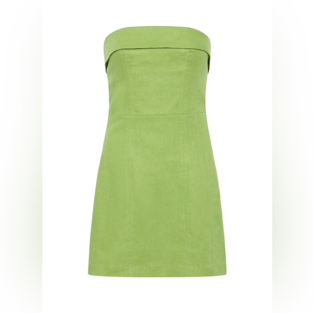 NWOT Reformation Madilyn Linen strapless dress